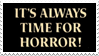 It's Always time for Horror stamp